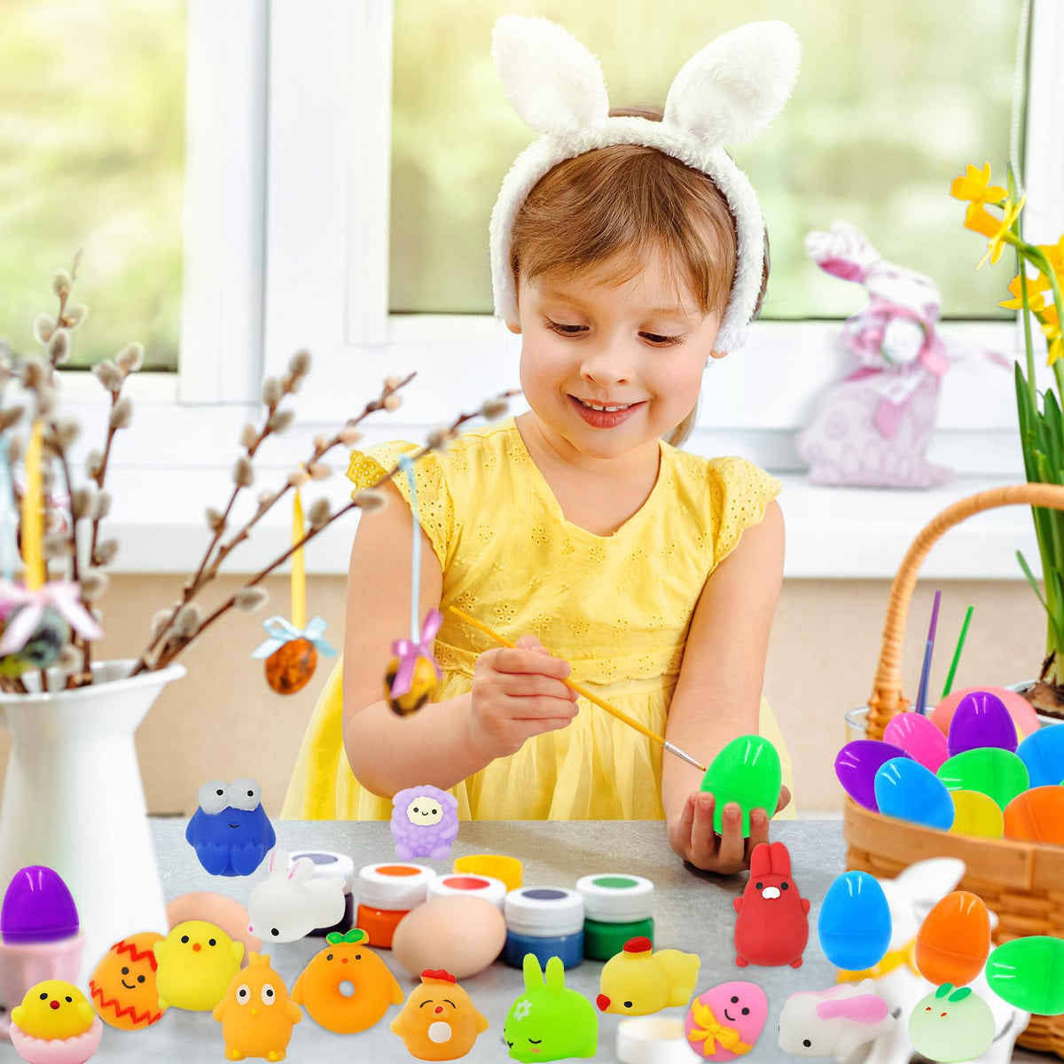ZICZLI grass basket stuffer ready for festive Easter celebrations