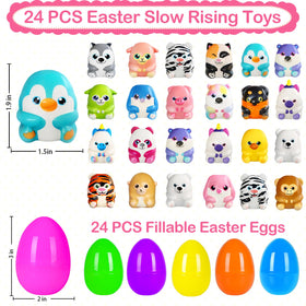 ZICZLI mini animal squishies for slow rising tactile play