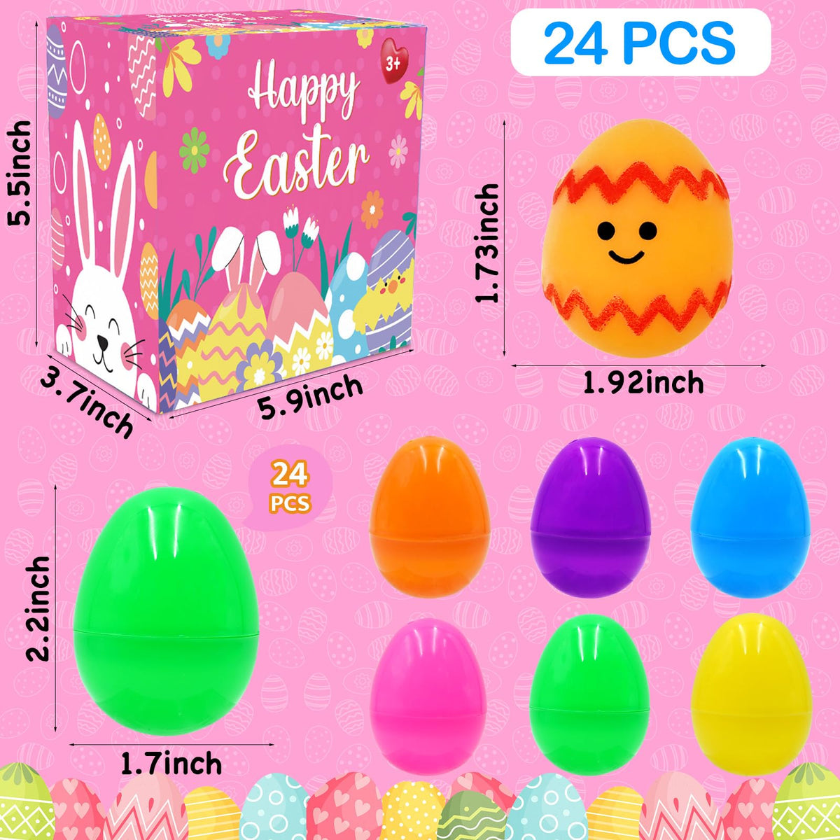 ZICZLI mochi squishies toys inside eggs for tactile play and stress relief