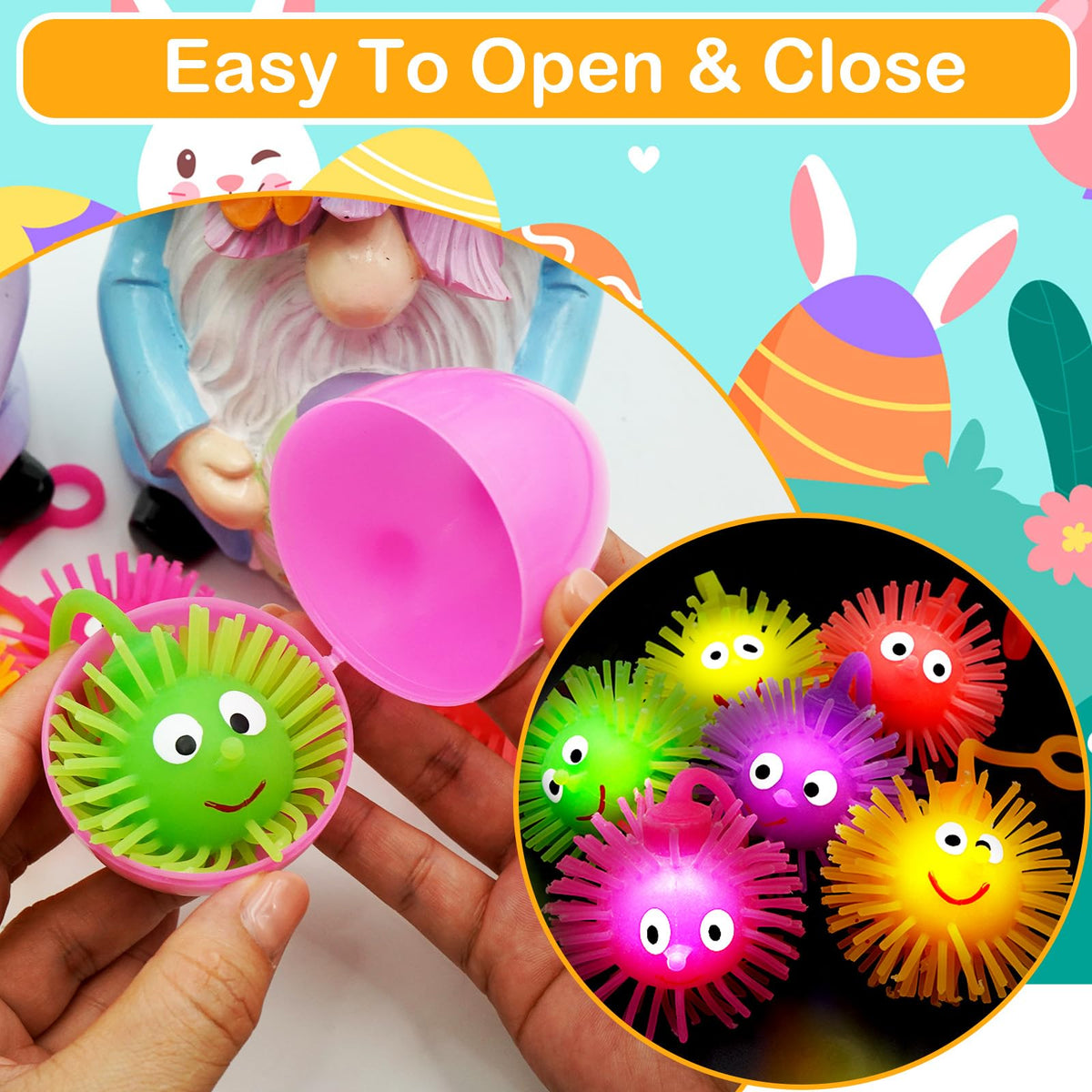 Kids wear the glow with the rounded rope design on fingers