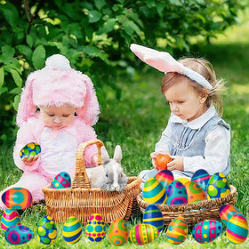 ZICZLI squishy eggs in bright colors enhance baskets and party favors