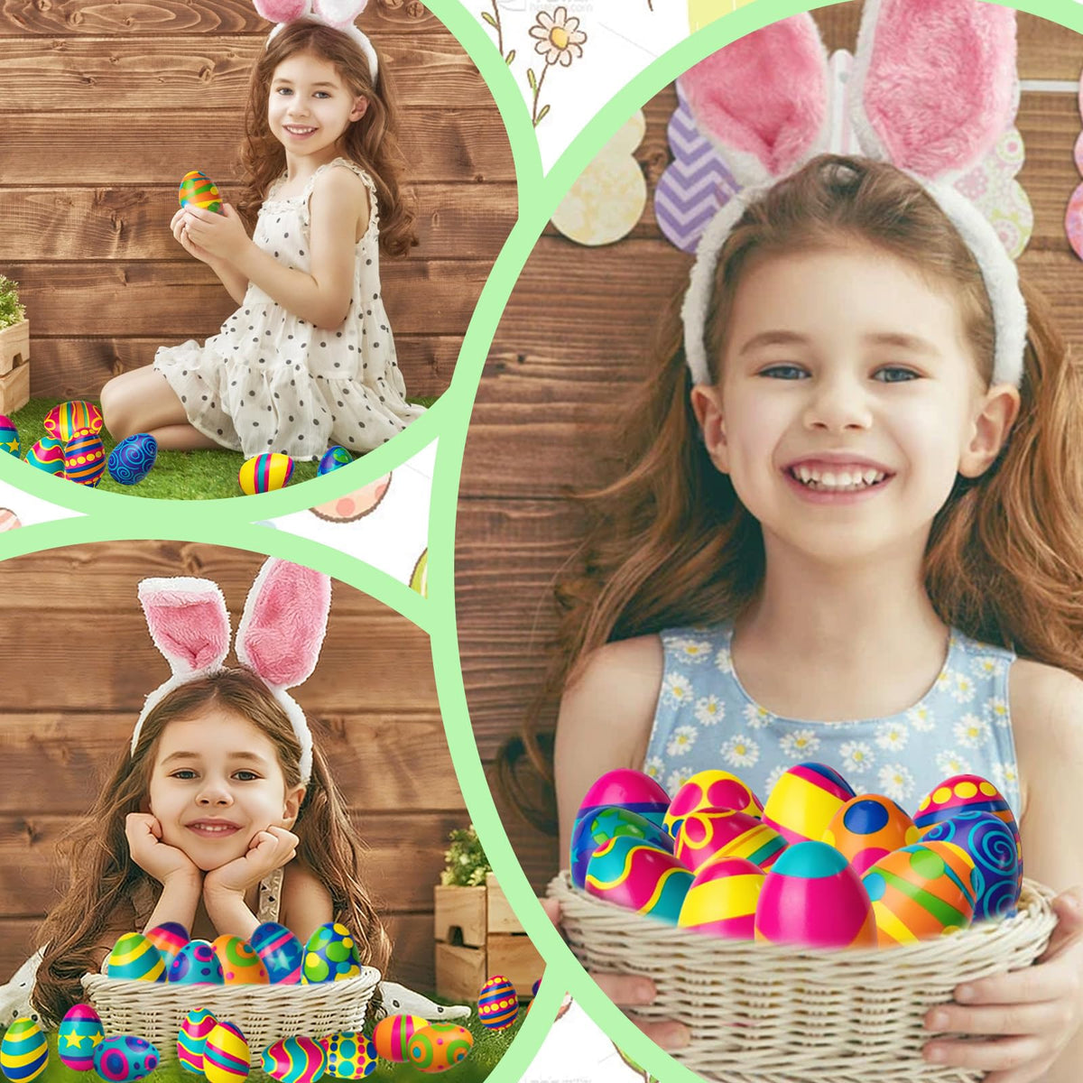 ZICZLI squishy egg dots pattern brightens Easter egg hunt experience