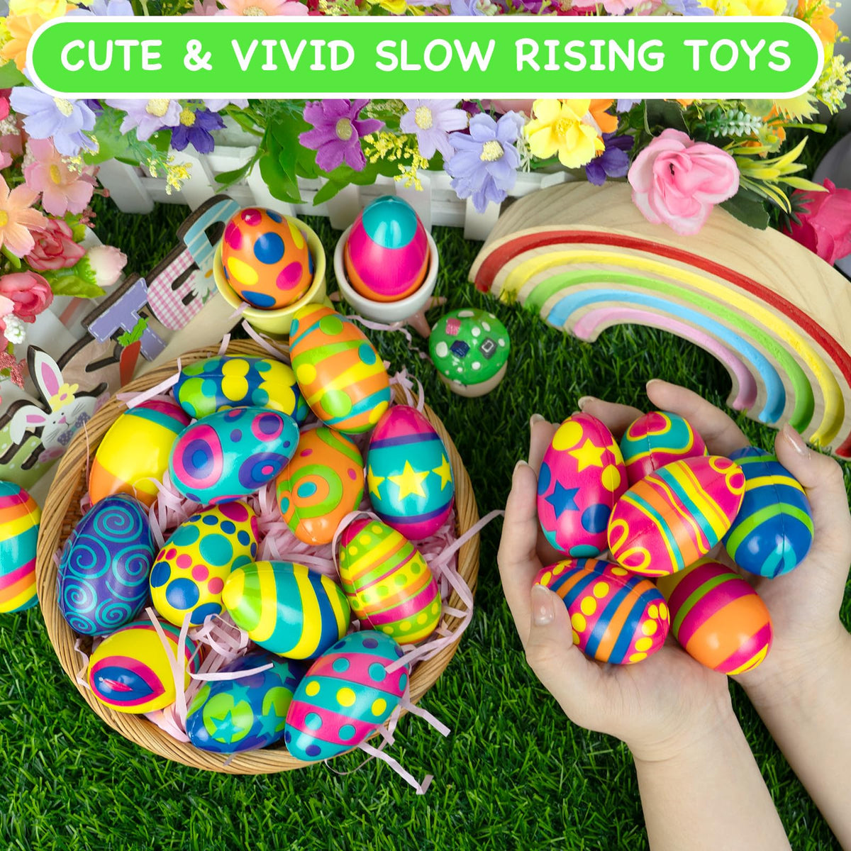 ZICZLI squishy egg star pattern delivers slow-rise sensory delight