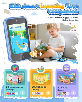Ziegoal Kids Smart Phone with 3D dinosaur case provides durable, playful protection.