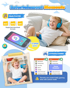 Ziegoal Kids Smart Phone no wifi design supports offline learning.