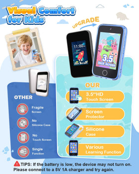 Ziegoal Kids Smart Phone lanyard helps prevent drops and loss during play.