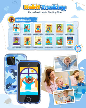 Ziegoal Kids Smart Phone MP3 and story playback for car rides.