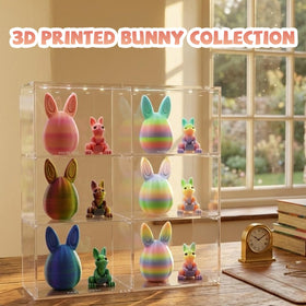 ZIFMDYE Mini collectible bunny for desk or shelf display