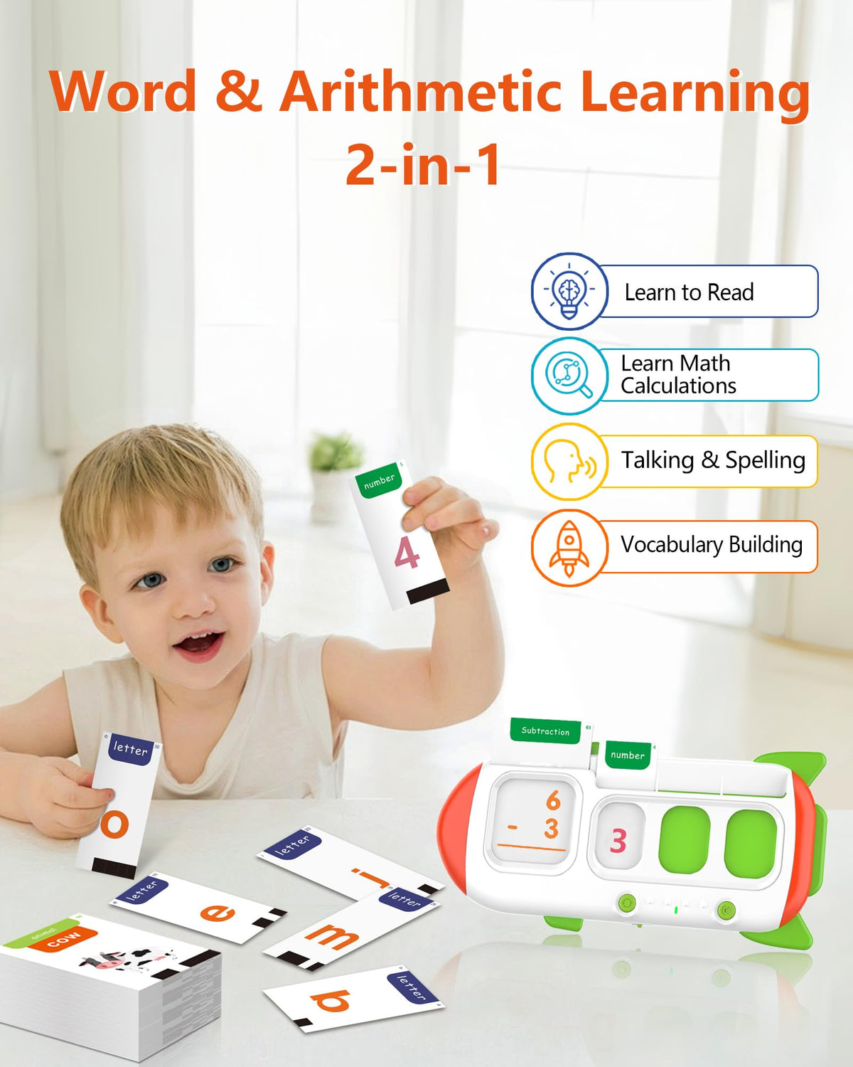 ZIKAQUQI math cards with basic operations for early math skills.