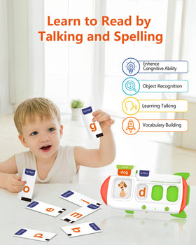 ZIKAQUQI speech therapy toy offers encouraging sounds when answers are correct.