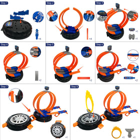 Zikhoobusik race car track set travel gift pack ready for birthdays