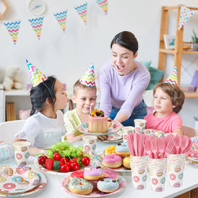 Ziliny donut set packaging, easy party planning and storage.
