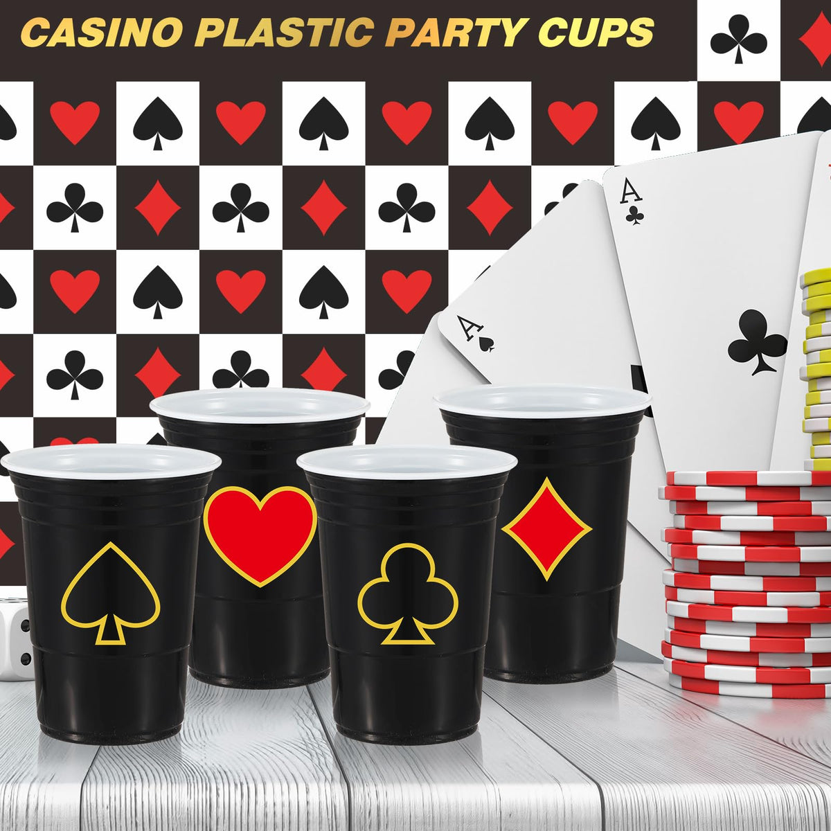Ziliny 100-pack cups ready for events, simplifying party prep.