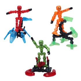 Zing KlikBot Defenders glitter clear shield adds shimmering defense in stop-motion.