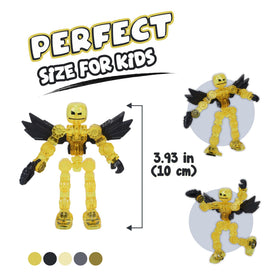 Zing Klikbot Galaxy set includes three figures for versatile stop-motion storytelling.