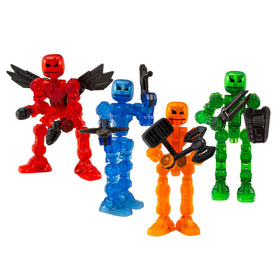 Zing Klikbot Guardians translucent action figures for dynamic stop-motion scenes