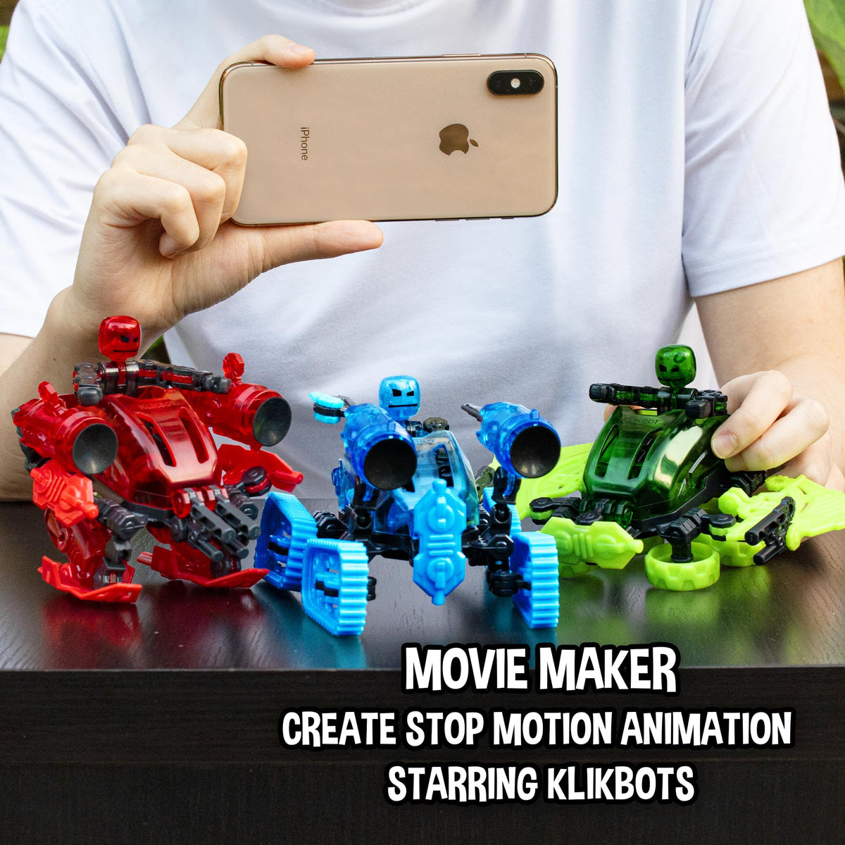 Zing Klikbot Megabots pack cover featuring the three collectible figures
