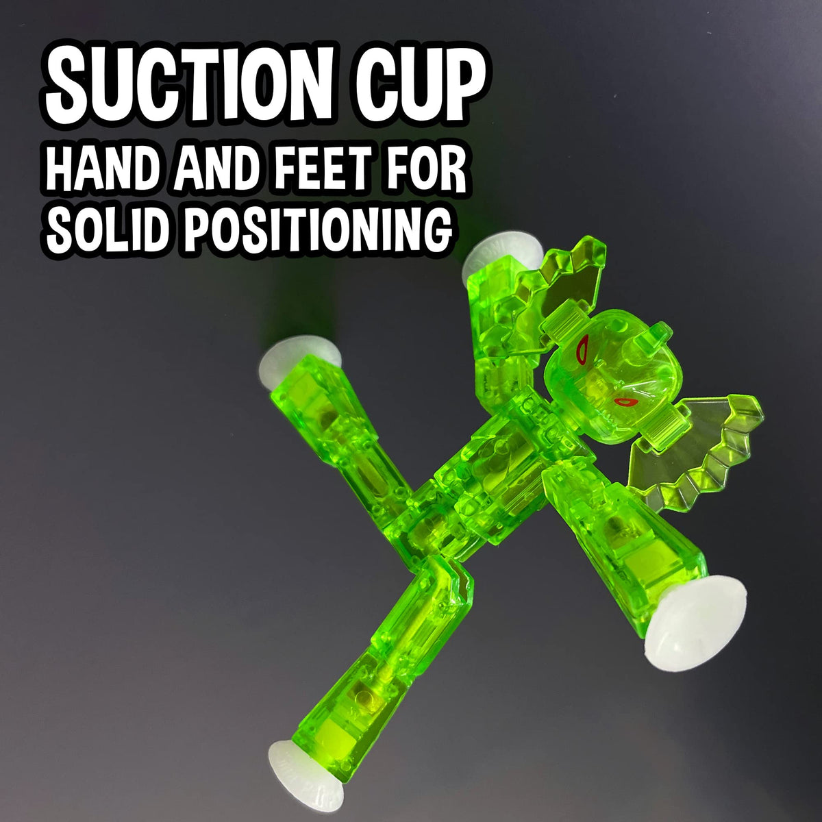 Zing Stikbot Insector figure adds insectoid action to film scenes.