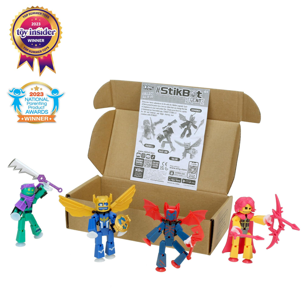 Zing StikBot Legendz Ruebell figure ready for creative scenes