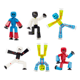 Zing Stikbot Series 4 poseable figures with joints for stop-motion animation.