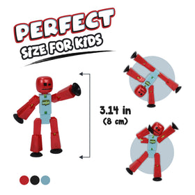 Three Stikbot figures included spark imaginative storytelling during playtime.