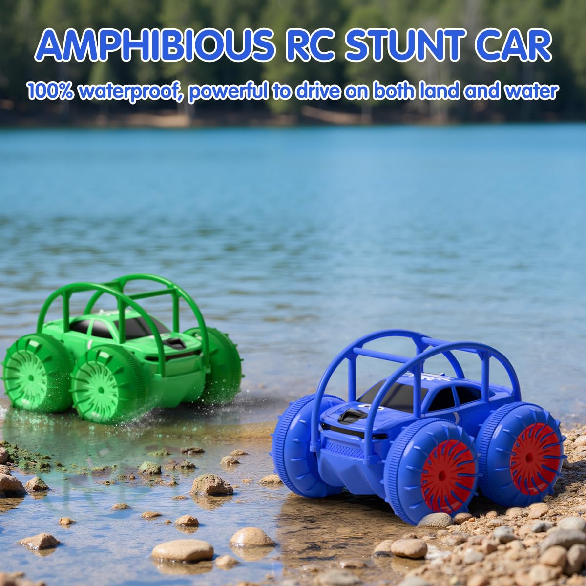 ZingZoom RC car with LED lights for night races