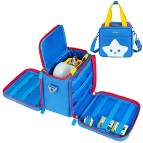 ZIOZERTT Little Tikes case front pocket keeps small items organized for quick access.