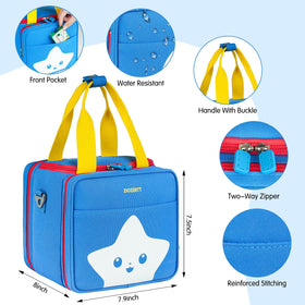 ZIOZERTT Little Tikes case main compartment holds up to 30 books neatly.