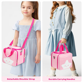 ZIOZERTT Little Tikes Dream Machine case pink detachable strap makes carrying easy.