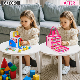 ZIOZERTT Little Tikes Dream Machine case pink waterproof fabric protects contents.