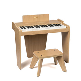 ZIPPY 37-key kids piano on wood frame invites early musical exploration