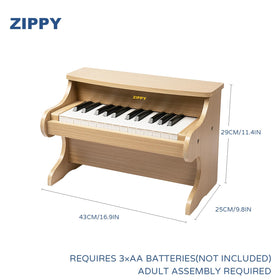 ZIPPY Kids Piano Keyboard toddler hands playing a melody