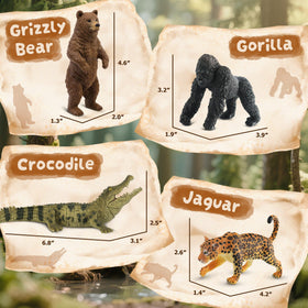 Zippytots Crocodile figure adds exciting wildlife detail for learning.
