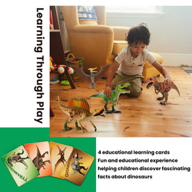 Zippytots Giganotosaurus figure showcases bold colors for durable, engaging adventures