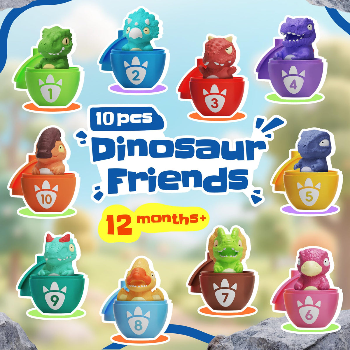Zippytots Egg matching game helps toddlers sort colors and shapes.