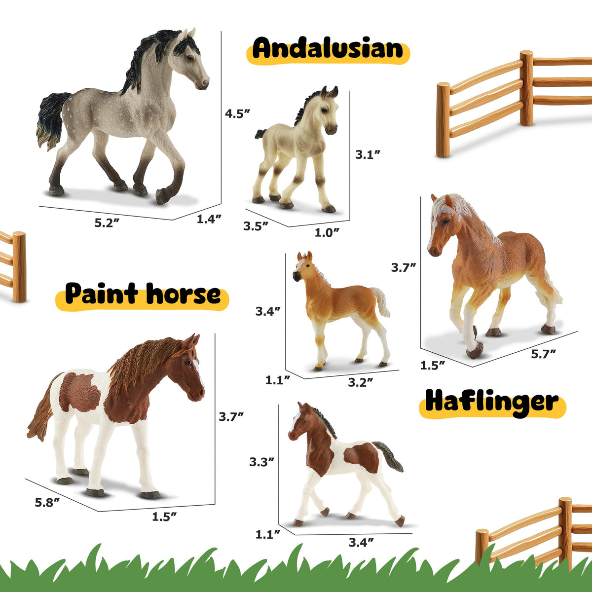 Zippytots mare figurine inspires family scene storytelling and role-play.