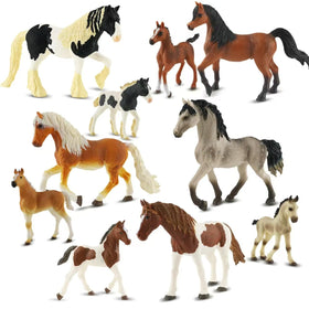 Zippytots stallion figurine for imaginative play and decorative display.