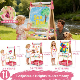 ZippyZebra Art Easel paper roll in action for continuous creativity