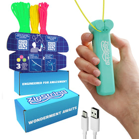 ZipString Original in action, showcasing looping rope fun for all ages.