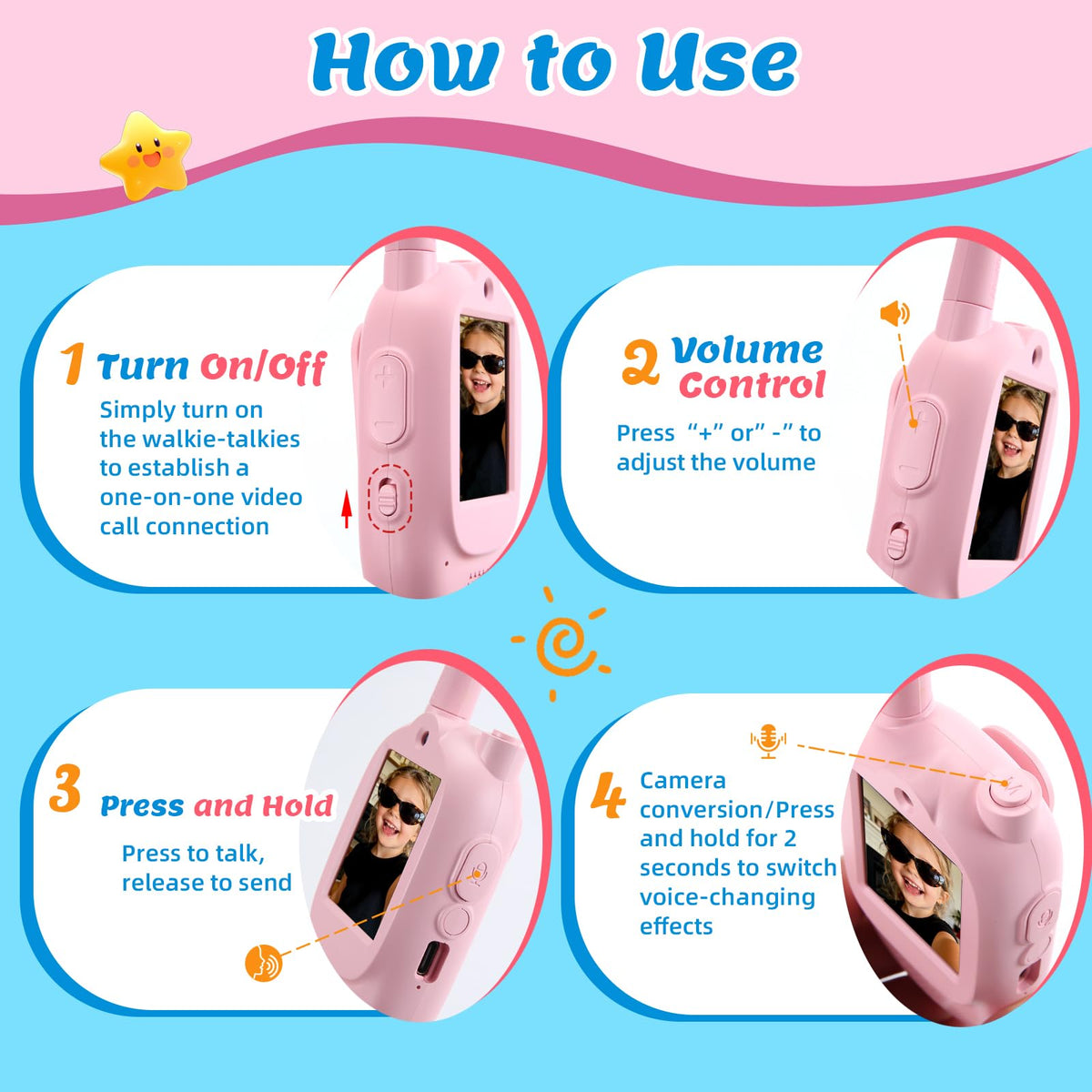Zipvac bundles include straps for easy, hands-free wear.