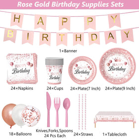 ZIRICHER pink 7-inch plates with gradient dots for cute accents