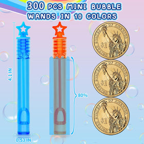 ZIRSENG 4.1-inch wands designed for easy blowing