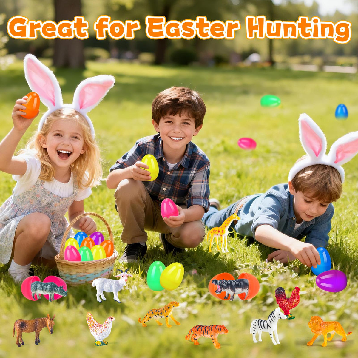 ZIRSENG eggs help parents organize hunts and fun activities.