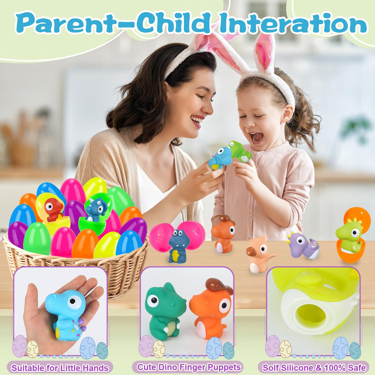 ZIRSENG eco-friendly plastic eggs ideal for reusable Easter celebrations.