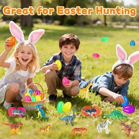 ZIRSENG kids Easter hunt game setup demonstrates easy, safe party fun.