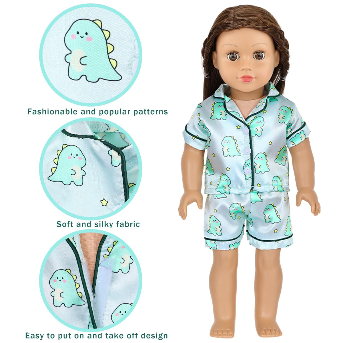 ZITA ELEMENT butterfly-print top brightens dolls' wardrobe for everyday adventures