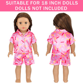 ZITA ELEMENT sprinkles-pattern top keeps dolls stylish for sunny days