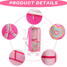 Heart-shaped sunglasses offer playful protection and sunny style.
