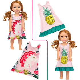 ZITA ELEMENT 145-inch doll dress close-up—quality stitching and fabric