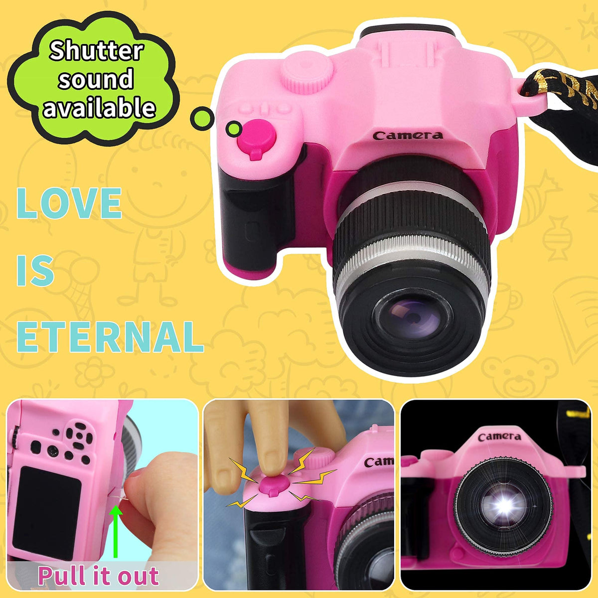 ZITA ELEMENT camera for 18-inch dolls to play photographer